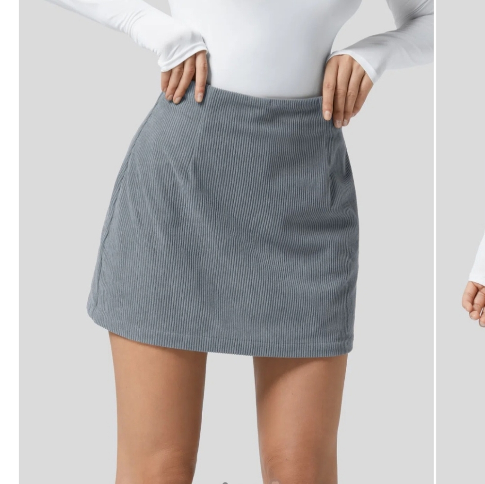 NWT halara corduroy mini skirt
